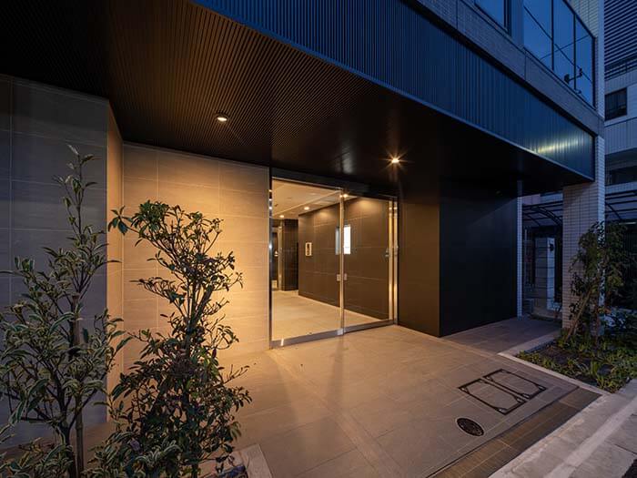 メインステージ八広 新築工事（東京都墨田区） エントランス外観